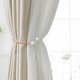thumbnail image 3 of Cortina con clip de perla, soporte para cortina, hebilla con lazo, accesorios para decoración del hogar, oro Feliz Sencillez, 3 of 5