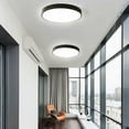 thumbnail image 5 of LED Ceiling Light Ceiling Light LED Ceiling Light with Motion Sensor Automatic Light Lamp for Outdoor Balcony Garage Entrance Hallway Round Light Fixture Easy to Install Ceiling Lamp 6001K B, 5 of 5