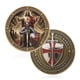 thumbnail image 2 of Moneda de desafío cristiana del Santo Guardián, diseño de oración del Caballero, moneda conmemorativa, simbolismo de fe, don espiritual., 2 of 8