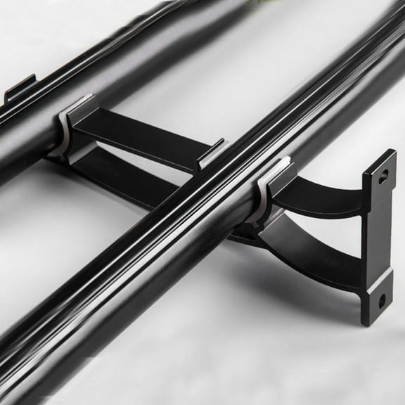 KALLORY 6 Brackets Heavy Duty Curtain Rod Bracket Easy Installation for Decorators