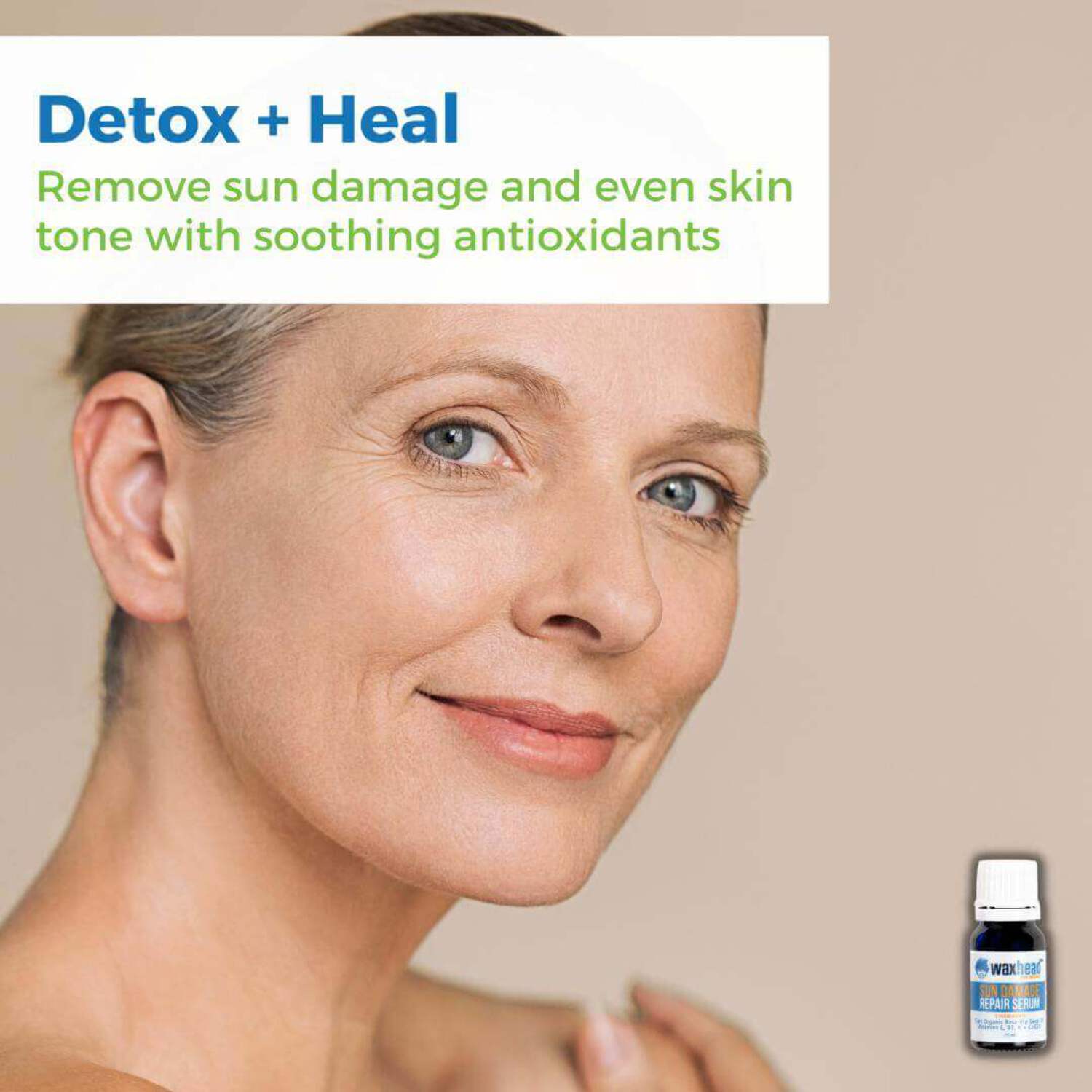 Waxhead Sun Damaged Skin Serum - Concentrated Antioxidant Facial Serum