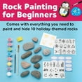 thumbnail image 5 of Creativity for Kids Holiday Hide & Seek Rock Painting Kit | Create & Hide 10 Festive Christmas Rocks (Ages 6+), 5 of 6