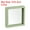 Green, variant on Floating Thin Film Display Box, ABS Frame Case 7cm x 7cm x 2cm Green Pack of 5