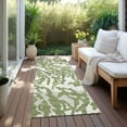 thumbnail image 6 of Addison Rugs Chantille Indoor/Outdoor Transitional Animal Print Green Washable Runner Rug, 2'3" x 7'6", 6 of 6