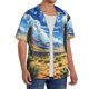 thumbnail image 2 of Fotbe Western Desert Cactus Camisa Estampada de Manga Corta para Hombre, Casual de Verano, Estilo Playero, Sin Arrugas-Large, 2 of 5