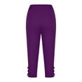 thumbnail image 6 of SwiftWear Summer Comfort Stretch Fit Capri Leggings for Women| Signature Hem Feature | Sizes S-3XL​, 6 of 6