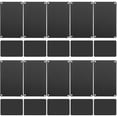 thumbnail image 1 of Miangastore 20Pcs Metal Sign Blanks Aluminum Blank Signs Name Metal Plates Multi-use Blanks Signs, 1 of 9