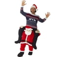 thumbnail image 5 of Morph Adult Santa Claus Piggyback Costume Mens Womens Father Christmas Christmas Red One Size, 5 of 8