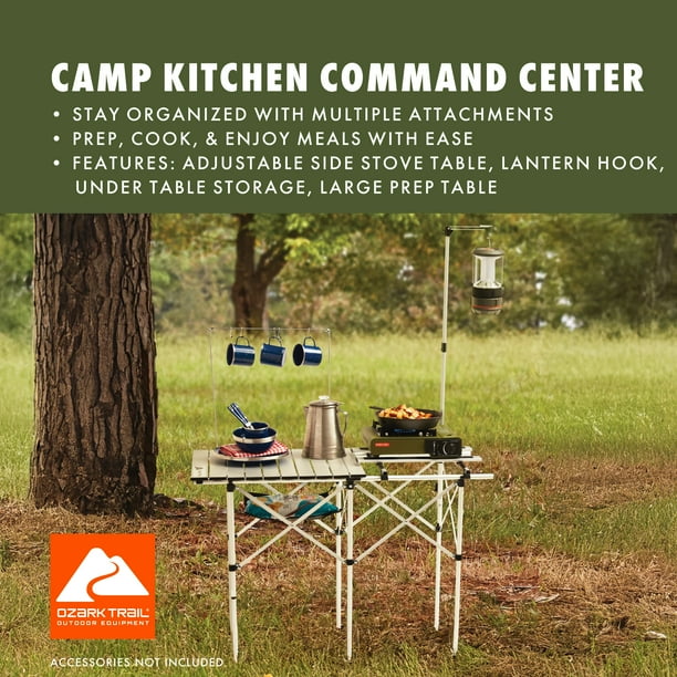 Ozark Trail Folding Camp Kitchen Table, 41 in. x 18 in. with