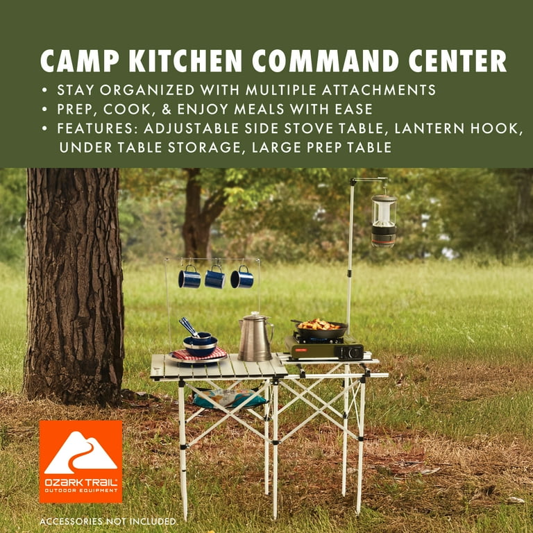 Ozark Trail Folding Camp Kitchen Table, 41 in. x 18 in. with