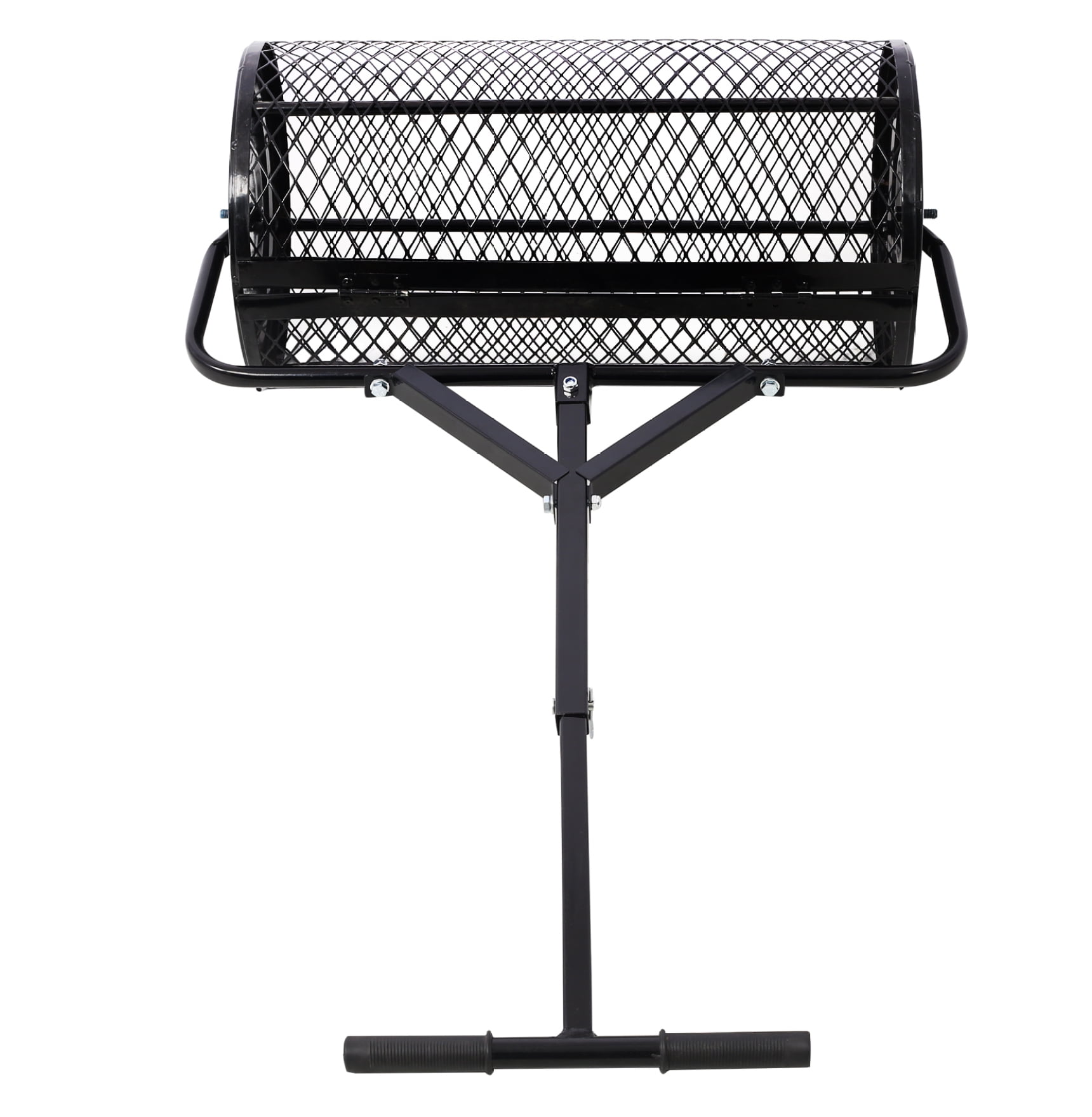 Peat Moss Spreader 24 inch Compost Spreader Metal Mesh T-Handle Lawn Care