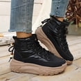 thumbnail image 2 of Women's Boots - Lined Thick High Top Versatile Warm Winter Footwear, 2 of 9