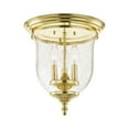 thumbnail image 2 of Livex Lighting Legacy Ceiling Mount in Polished Brass Gold, 2 of 8