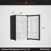 Magic Chef 3.2 cu. ft. Refrigerator in Black