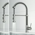 thumbnail image 5 of VIGO Edison Single Handle Pull-Down Sprayer Kitchen Faucet in Stainless Steel, 5 of 17