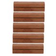 thumbnail image 4 of Soporte para tarjetas de visita de madera, soporte para exhibición de fotos, abrazadera para notas, suministros de inicio de sesión de oficina (Color oscuro), 5 uds., 4 of 5