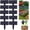 Black, variant on Imitation Stone Garden Fence – DIY Garden Edging Borde, Garden Edging Border No Dig, Faux Stone Edging for Landscaping, 4 in Tall-Plastic Stone Effect for Outdoor Garden Landscaping (Red, 10Pcs)