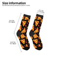 thumbnail image 2 of Rocae Cartoon Pizza for Girls Boys Crew Socks,Children's Socks, Kids Socks, Toddler Socks: Daily Wear with Kids School Uniform, 2 of 5