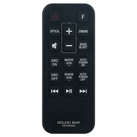 New COV33552424 Replace Remote for LG Soundbar SJ2 160W 2.1 Channel Sound Bar