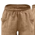 thumbnail image 4 of Basketball Shorts Youth Girls' Shorts Loose Wide Leg Short Pants Summer Athletic Casual Pull on SweatShorts with Pockets, 4 of 5