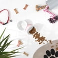 thumbnail image 3 of Pet Bowl Bone Dry Ceramic Chevron Pink, juego pequeño de 180 ml, 2 unidades, 3 of 8