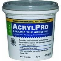 Custom Building Products ARL4000QT 1 Quart AcrylPro Ceramic Tile Mastic, White by Custom Building Products