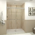 thumbnail image 3 of Transolid Bypt608010c-N 80" High X 60" Wide Bypass Frameless Shower Door - Chrome, 3 of 5