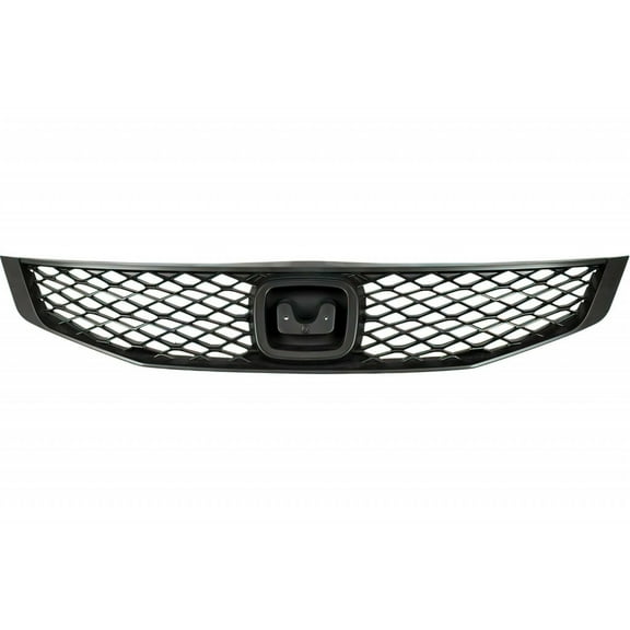 For Honda Civic 2009 2010 2011 Grille | Mattte Black | Coupe | CAPA | 71121SVAA50 | HO1200199