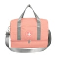 thumbnail image 2 of Travel Duffel Bag, Sports Tote Bag, Waterproof Shoe Compartment + Wet-Dry Separation, Modern Nylon Design, For Gym-Travel, Multi-Compartment Storage, Overnight Gear, Fitness Gear, Adventure Akmoler, 2 of 9