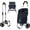 Dark Black, variant on UTROLLEY Ultra Lightweight Foldable Shopping Cart for Groceries, Large 40L Capacity Groceries Cart on Soft Rolling Wheels, Removable Bag, Multi-Use Personal Hand Truck, Black