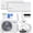 6,000 BTU + 12,000 BTU, variant on Klimaire 18,000 BTU 2-Zone 23 SEER2 Heat Pump Wall Mounted Mini Split Heat Pump System (12,000 BTU + 12,000 BTU) - R454B