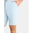 thumbnail image 4 of George Men's & Big Men's Stretch Twill Flat Front Shorts, 9" Inseam, Sizes 28-54, 4 of 5