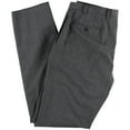 thumbnail image 2 of Calvin Klein Mens Wool Dress Pants Slacks, Grey, 46W x 39L, 2 of 2