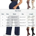 thumbnail image 3 of YHAJDS Maternity Work Pants Women's Plus Size Maternity Pants Straight Leg Over The Belly Casual Office Pants, 3 of 5