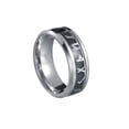 thumbnail image 4 of Men's Ring, Czzoypi Stainless Steel Spinning Band, Titanium Steel Swivel Ring for Men Women Non-Fade Comfort Fit Gift, Silver, 4 of 7