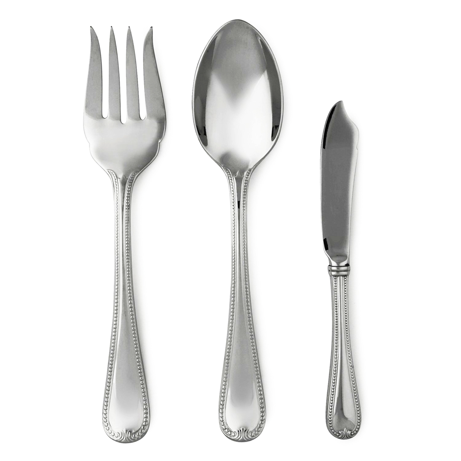 Lenox Vintage Jewel 18/10 Stainless Steel 3 Piece Serving Set Walmart