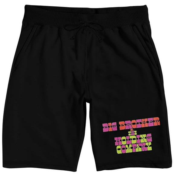 Big Brother & the Holding Company Big Brother Men's Black Lounge Shorts-Small