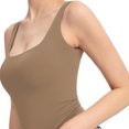 thumbnail image 2 of YESGG Women’s 2024 Square Neck Double Lined Tank Top Sleeveless,Summer Tops Basic Tight Shirts, 2 of 7