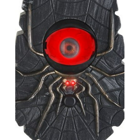 Way to Celebrate Halloween Black Animated Doorbell SpEYEder Decoration