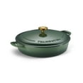 thumbnail image 6 of Tramontina Bestow 4-Quart Enameled Cast Iron Braiser with Lid, Cactus with Gold Stainless Steel Knob, Oven-Safe, 6 of 7