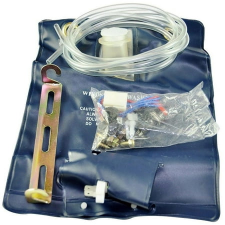 12V Universal Single Outlet Kit + 1.8 Litre Bag Windscreen Washer Fluid (Best Wheelchair Tire Pump)