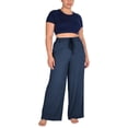 thumbnail image 6 of ZUKMRJPC Womens Wide Leg Sweatpants Elastic Waisted Drawstring Casual Lightweight Yoga Pants Baggy Comfy Athletic Running Pants with Pockets, 6 of 8