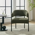 thumbnail image 5 of Locus Bono Modern Sherpa Armchair Set of 2, Green, 5 of 6