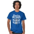 thumbnail image 5 of Breaking Records And Hearts Funny Men's Graphic T Shirt Tees Brisco Brands X, 5 of 6