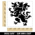 thumbnail image 2 of Heraldic Cerberus Three Headed Dog Self-Inking Rubber Stamp Ink Stamper - Blue Ink - Large 1-1/2 Inch, 2 of 7