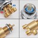thumbnail image 4 of 2025 Bathtub Faucet, Bathroom Mixer, Split Shower Faucets, Hot and Cold Water Diverter, 4 of 5