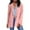 Pink, variant on Quinlirra Women Blazers on Sale Women's Solid Color Shoulder Pad Without Collar Pocket Button Long Sleeved Flip Suit Jacket