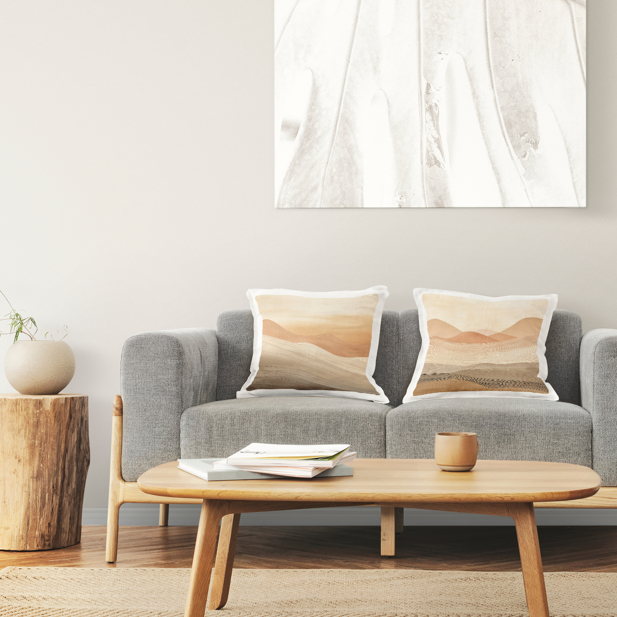 Stupell Industries Flowing Desert Dunes Decorative Printed Throw Pillow Design by Irena Orlov.