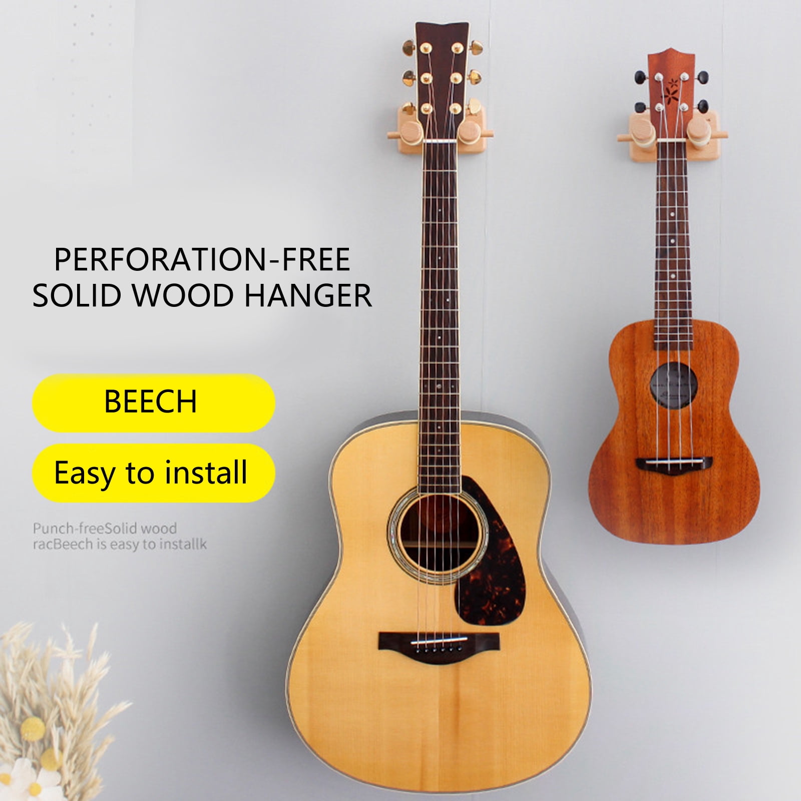 Durability Guitar Holder Adjustable Display Stand ﻿Ukulele Display Hanger Stand for Home Music Rooms