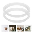 thumbnail image 6 of 50 Pcs Mason Jar Lid Replacement Ring for Sealing Vacuum Flask White Silica Gel, 6 of 6